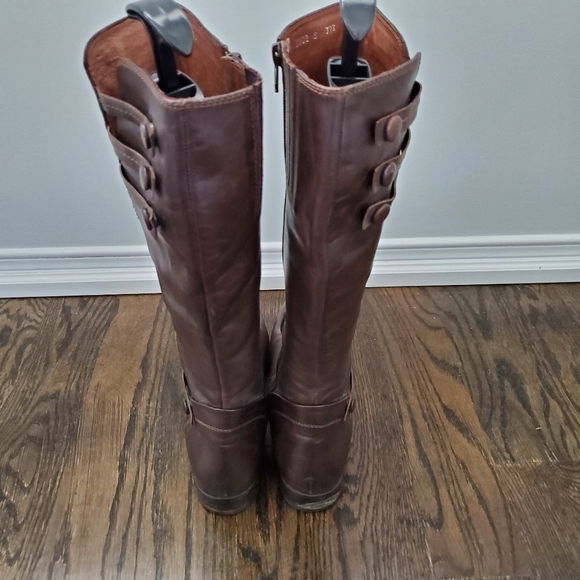 Browns Couture Leather Boots Brown Size 39 - Picture 4 of 9
